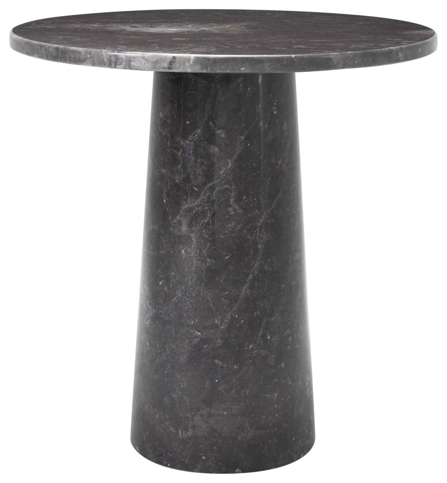 Marble Pedestal Side Table  Eichholtz Terry   Transitional   Side Tables And End Tables   by Oroa   Distinctive Furniture  Houzz