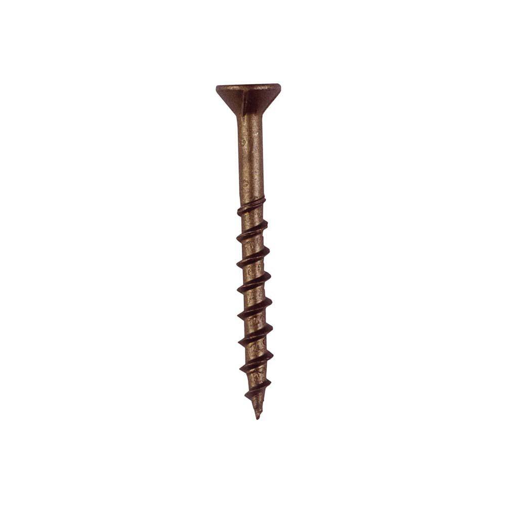 Grip-Rite #8 x 1-58 in. Star-Drive Flat-Head Gold All Purpose Screw (67EA - Pack) P158STGD67
