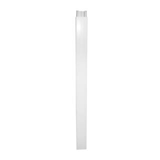 Weatherables 5 in. x 5 in. x 9 ft. Vinyl Fence Gate Blank Post LWPT-GBLANK-5X108