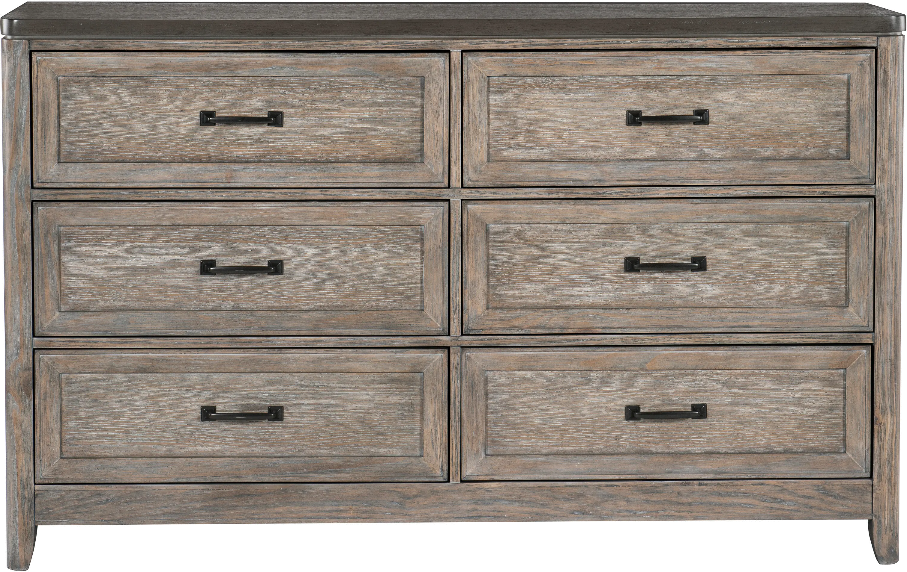 Newell Gray and Light Brown Dresser