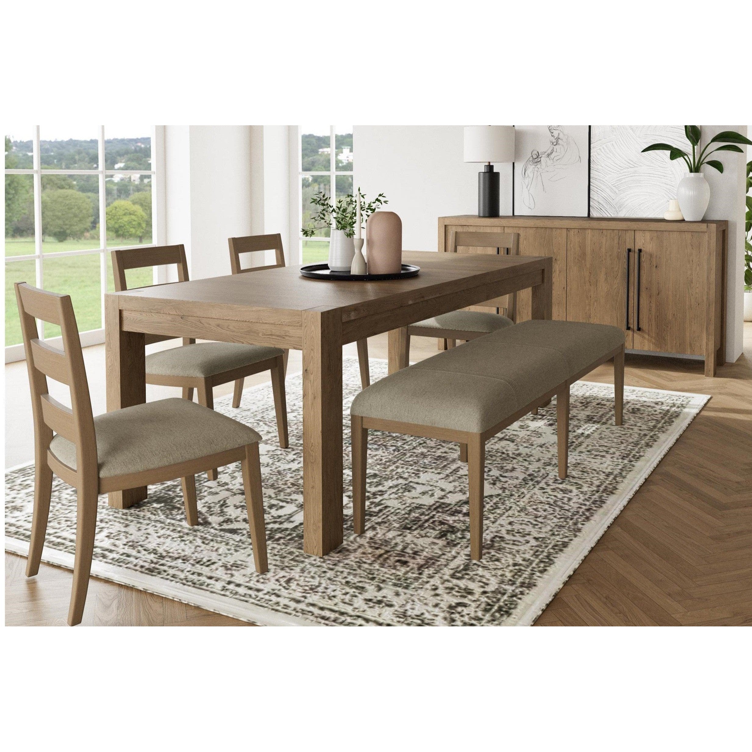 Dune 8-Pc Extendable 84-102 Dining Set