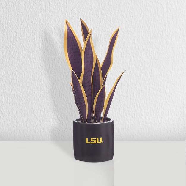 Forever Leaf Lsu Faux Snake Plant， Indoor Artificial Plant For Home Decor