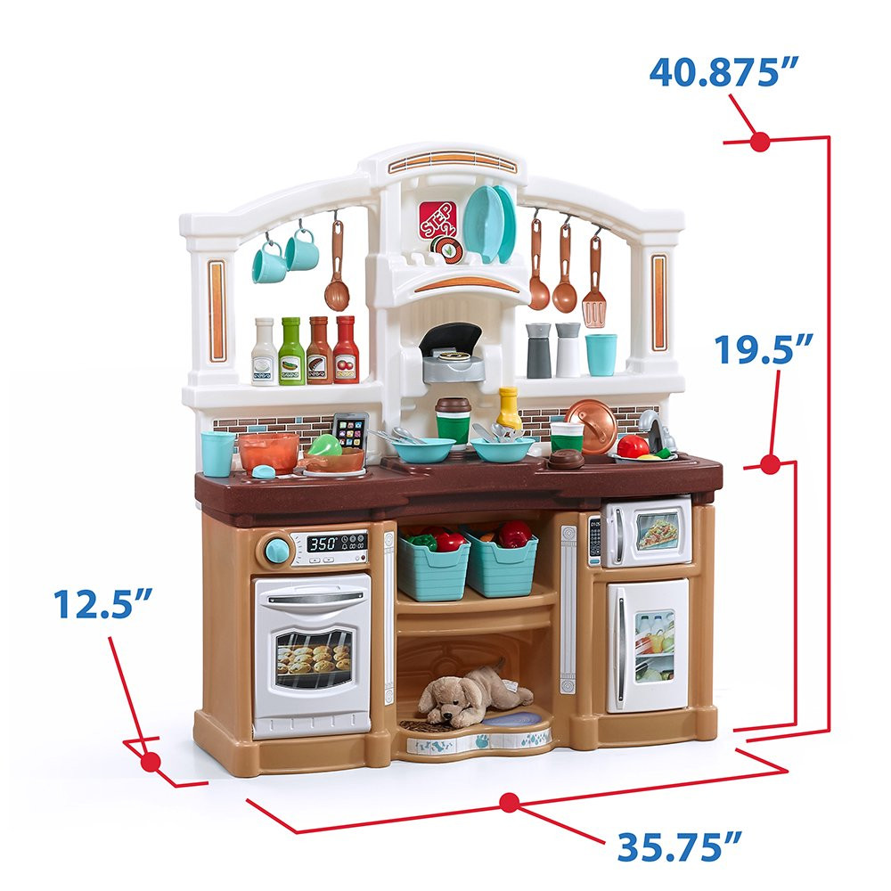 Step2 Fun With Friends Kitchen Tan Kitchen Play Set， Tan