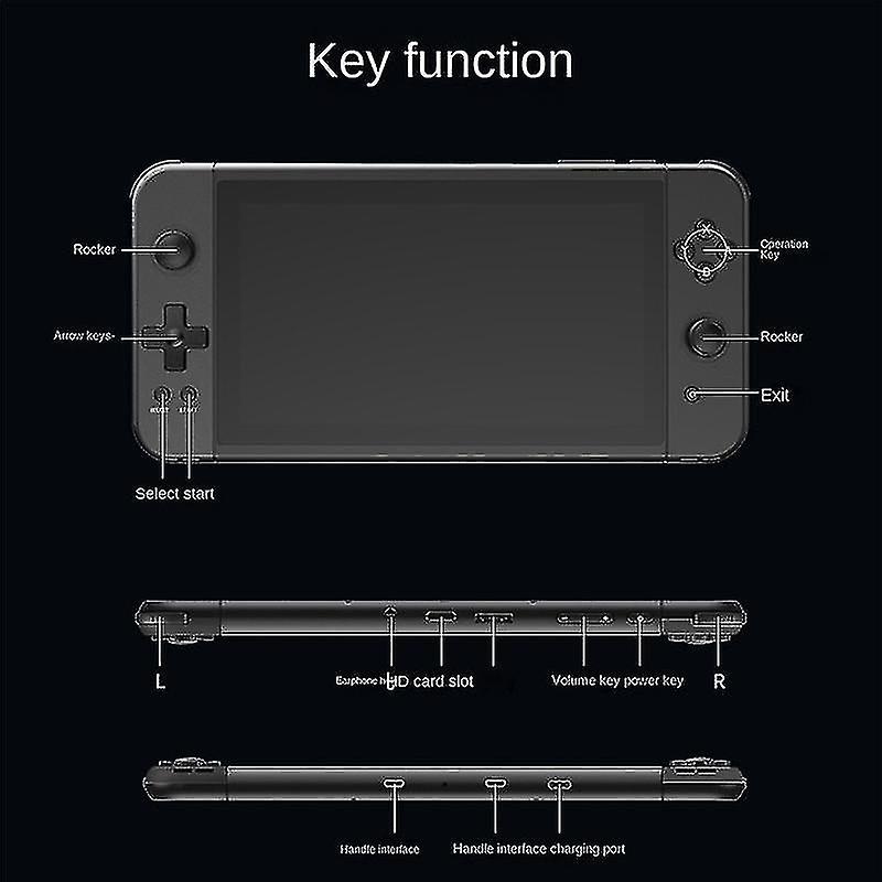 X70 7.0 Inch Hd Handheld Game Console Simulator Battle 32g