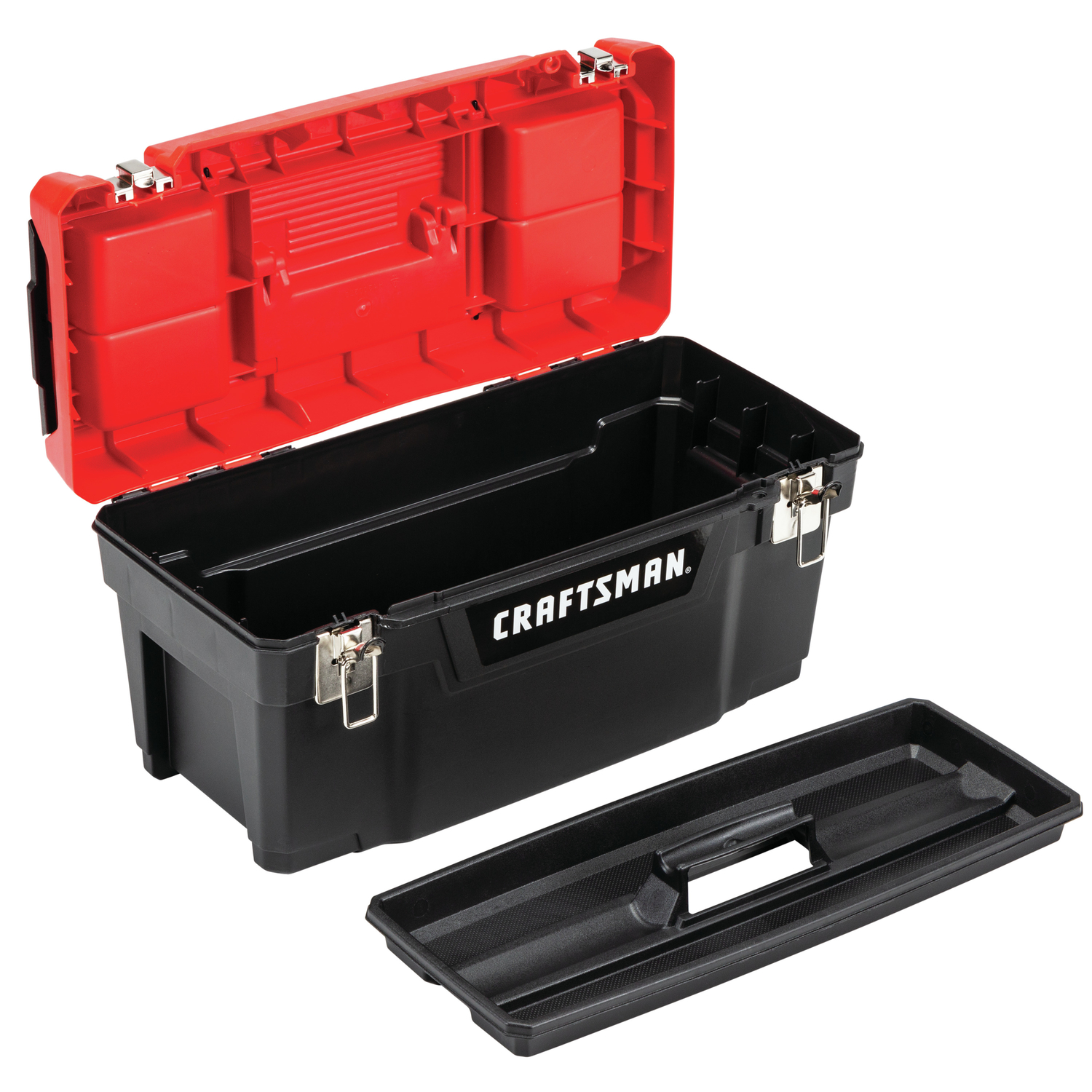 Craftsman 20 in. Tool Box Black/Red