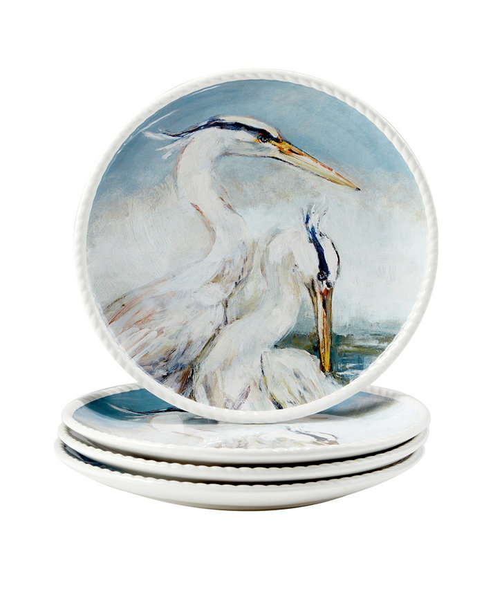 Certified International Shorebirds Dinner Plate Set of 4