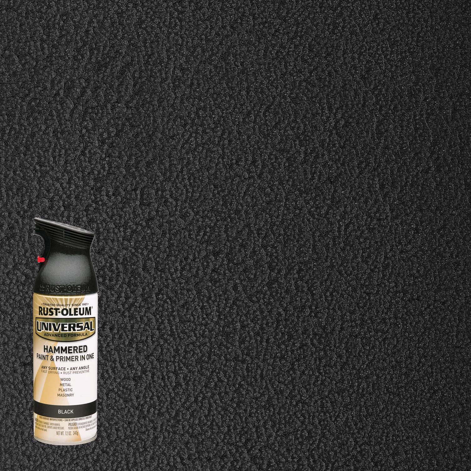 Rust-Oleum Universal Hammered Black Spray Paint 12 oz