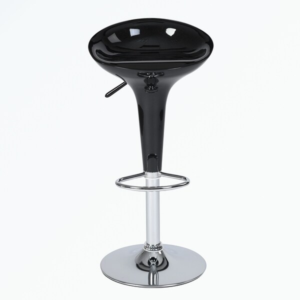 Set of 2 Swivel Adjustable Height Bar Stools