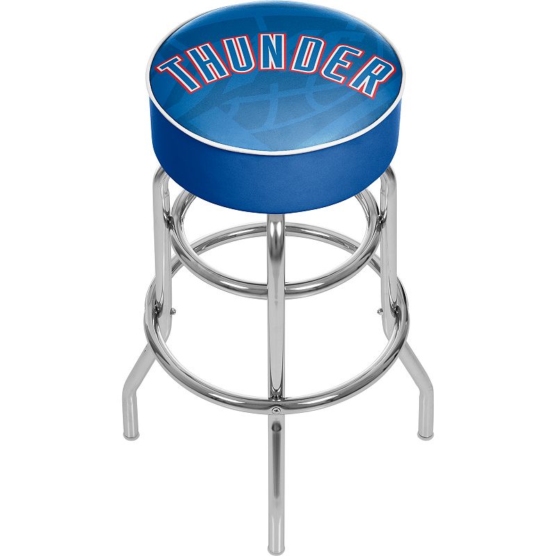 Oklahoma City Thunder Padded Swivel Bar Stool