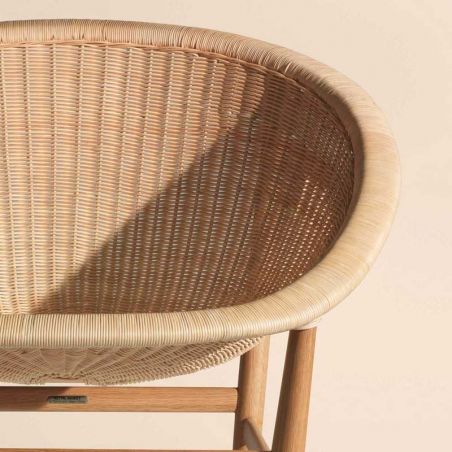 Fauteuil de jardin design KETTAL Basket - Fauteuil bas salon de jardin