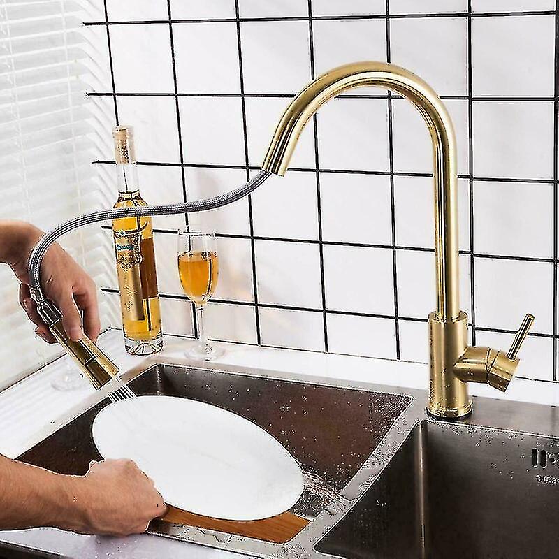 Touch Sensor Kitchen Faucets Pull Out Sensor Faucet Stainless Steel 360 Rotation Crane Induction Mixed Tap Touch Sink Tap