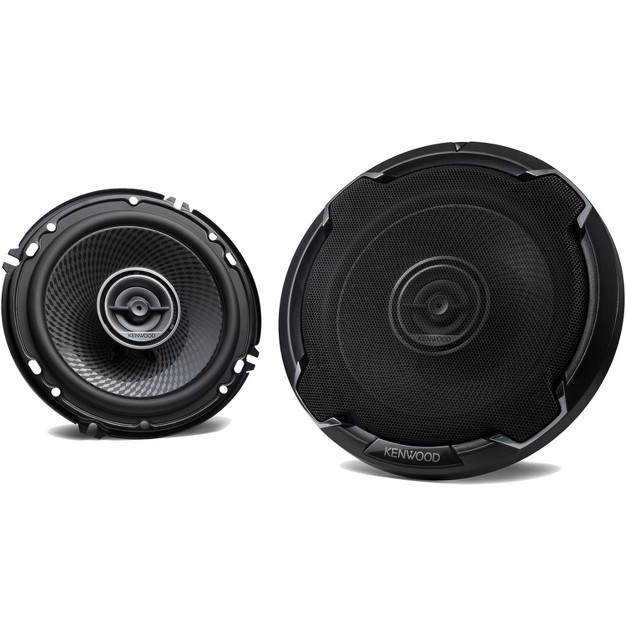 Kenwood Performance Series Kfc 1696ps 6 5 in 320 watt max 2 way Full range Speakers Black 2 Pack