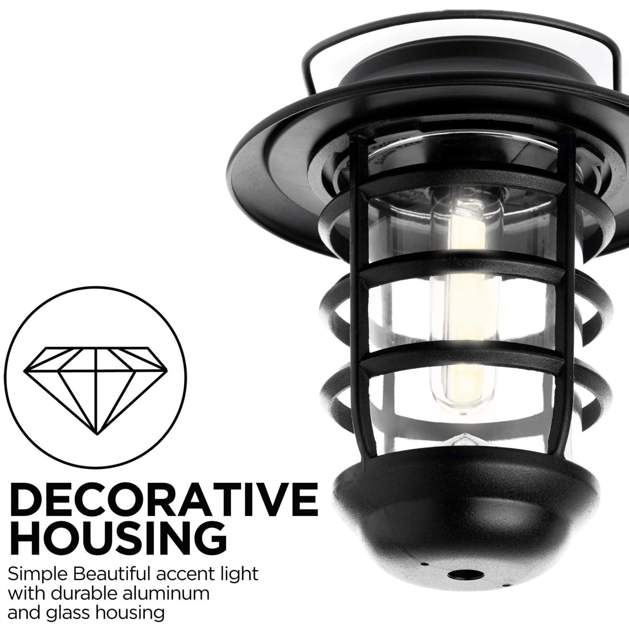 home zone security solar outdoor decorative glass wall lantern light no wiring