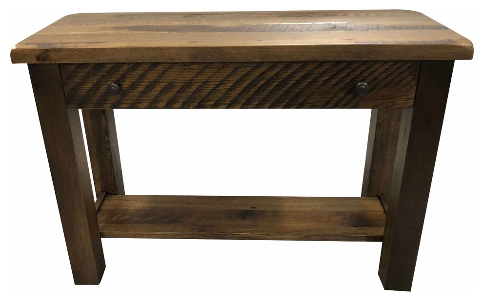 Foxfield Reclaimed Sofa Table   Rustic   Console Tables   by Rustic Red Door Company  Houzz