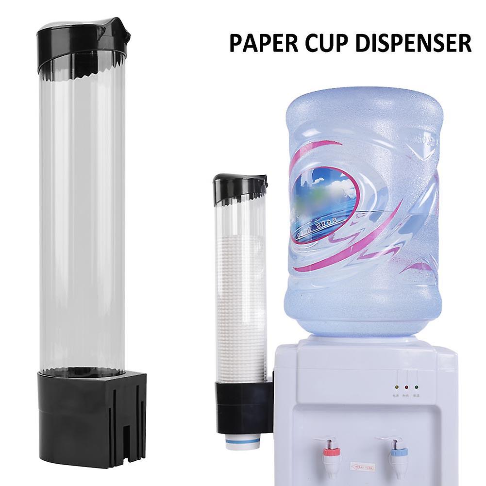 60-80 Cups Paper Plastic Cup Dispenser One Touch Button Cup Holder(black)