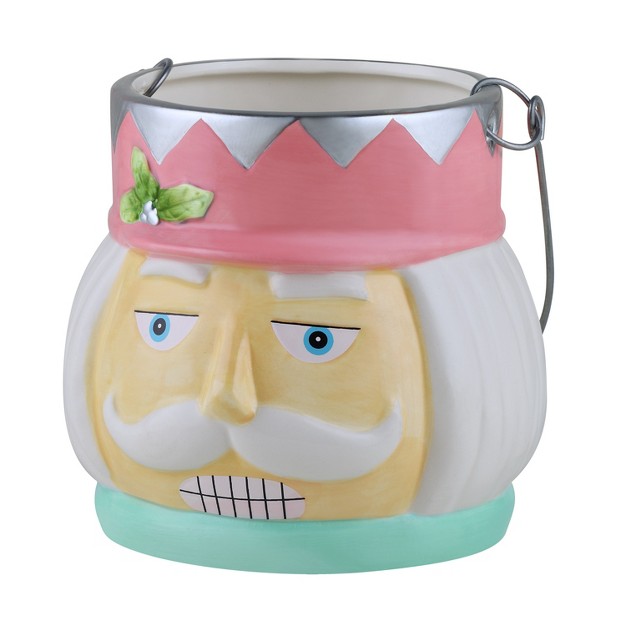 Nostalgic Ceramic Container Pastel Nutcracker