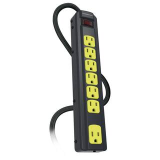 Monster Black 4 ft. 7-Outlet Power Strip Surge Protector 5009