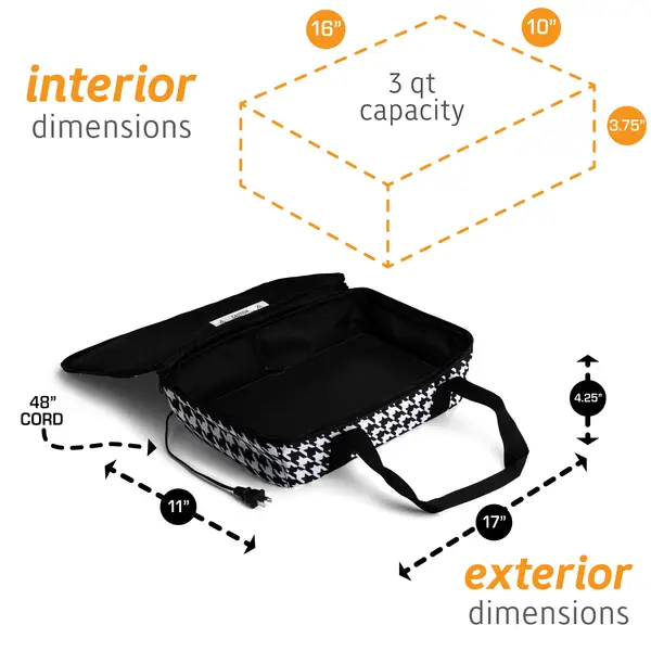 Hot Logic 120V Food Warming Casserole Tote