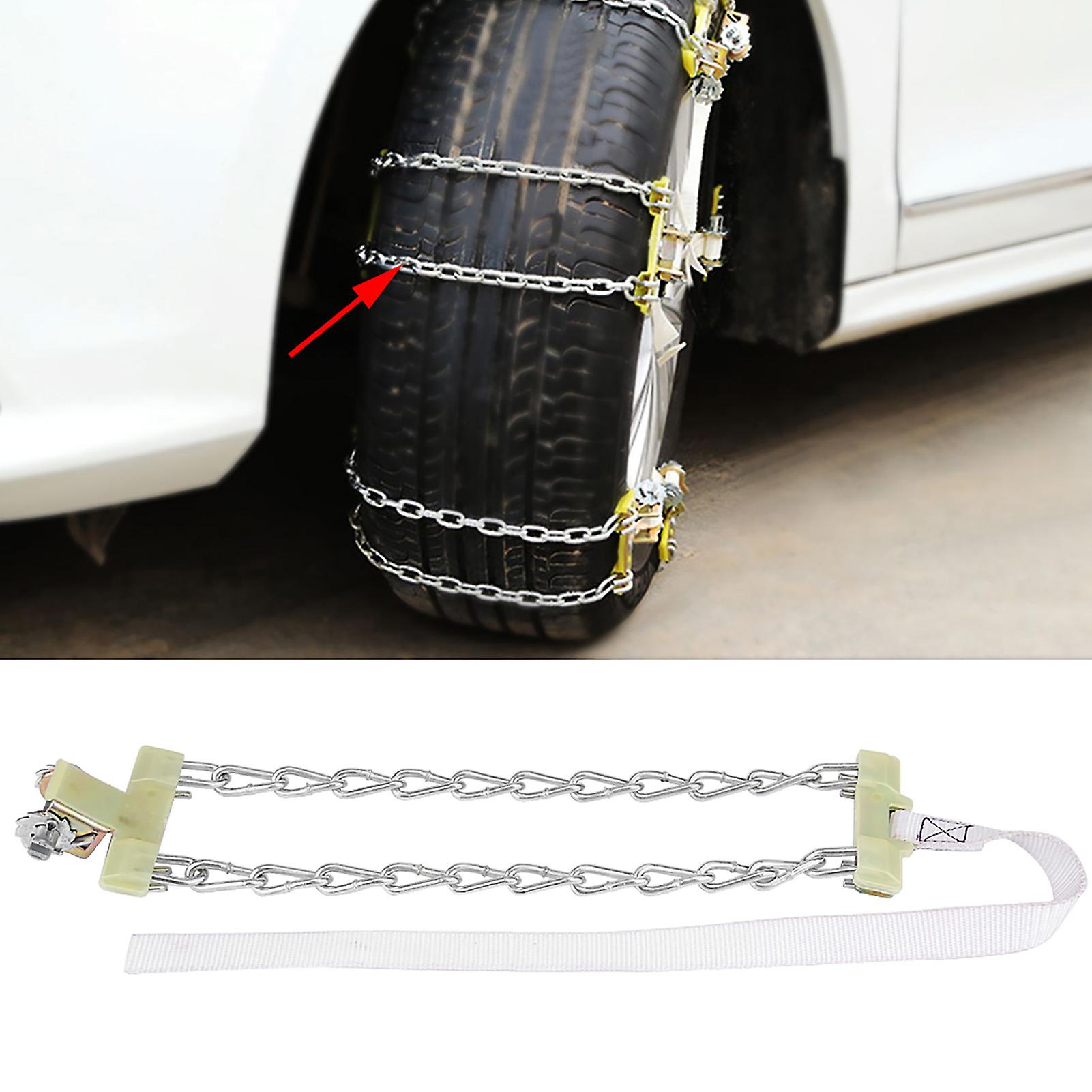 235 - 285mm Tire Anti Skid Steel Chain Snow Mud Car Security Tyre Belt For Car Truck Suv