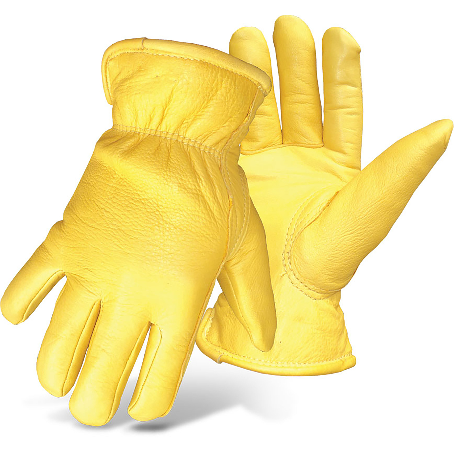 Boss Therm Men\u0027s Indoor/Outdoor Driver Work Gloves Yellow L 1 pair