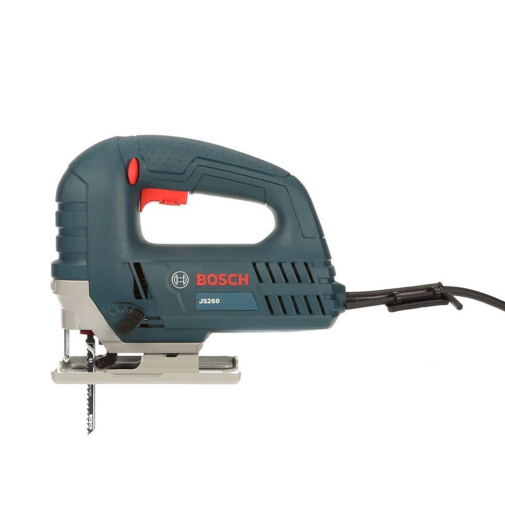 Bosch 6 Amp Corded Variable Speed Top-Handle Jig Saw Kit with Assorted Blades and Carrying Case JS260