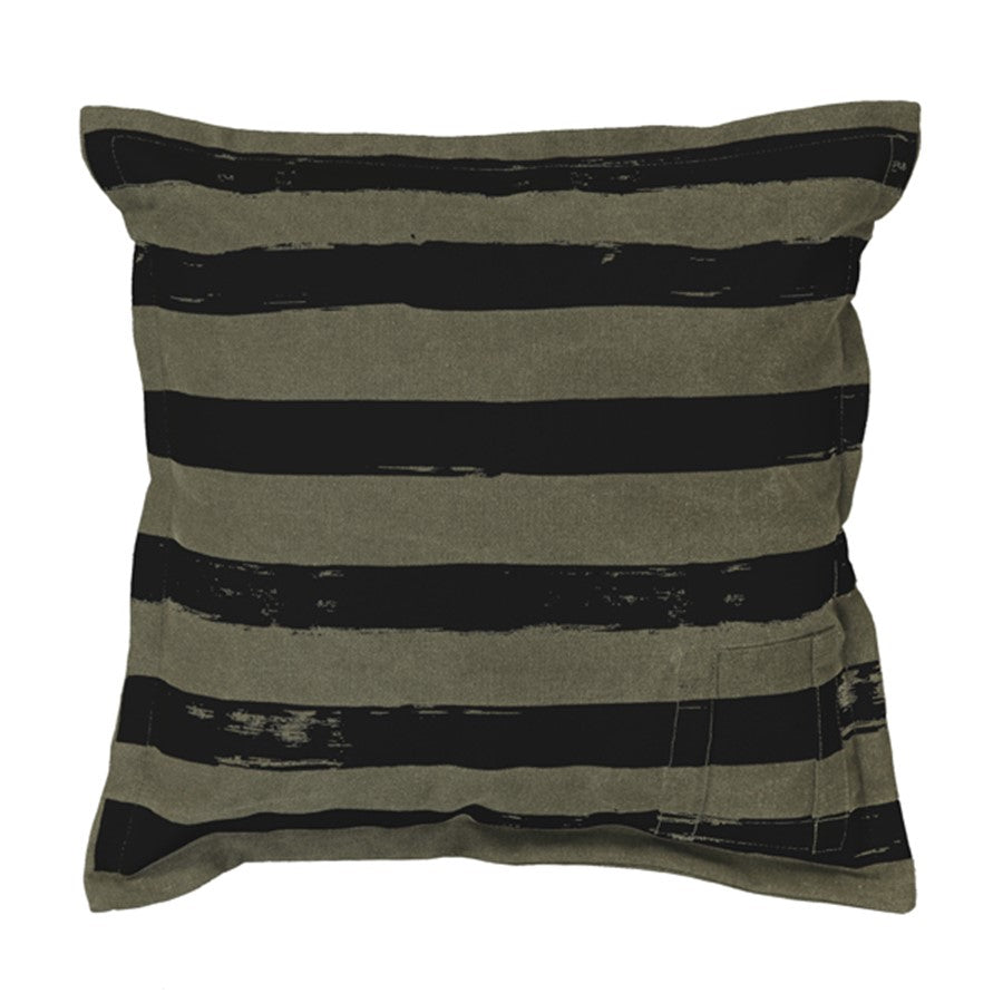 Striped accent pillow