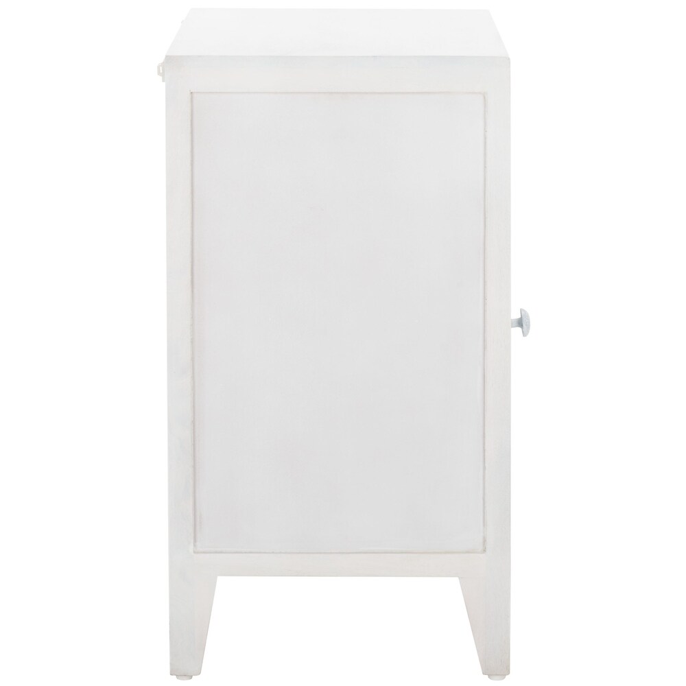 SAFAVIEH Home Collection Toroka 2 Shelf Single Door Nightstand