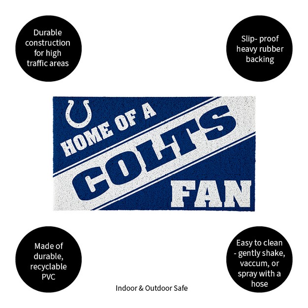 Evergreen Indianapolis Colts Pvc Mat Color