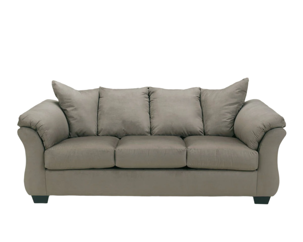 Darcy Cobblestone Sofa and Loveseat