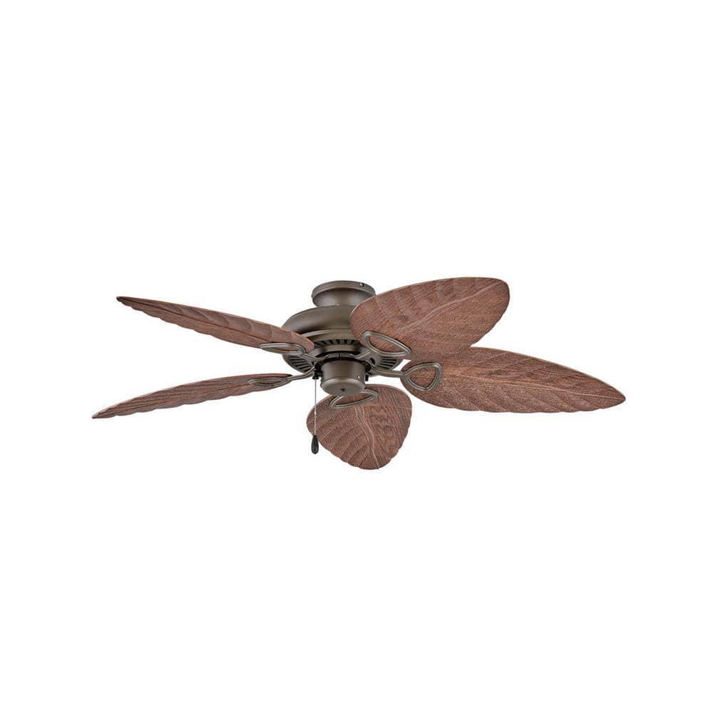 HINKLEY Vera Cruz 52 in IndoorOutdoor Metallic Matte Bronze Ceiling Fan Pull Chain