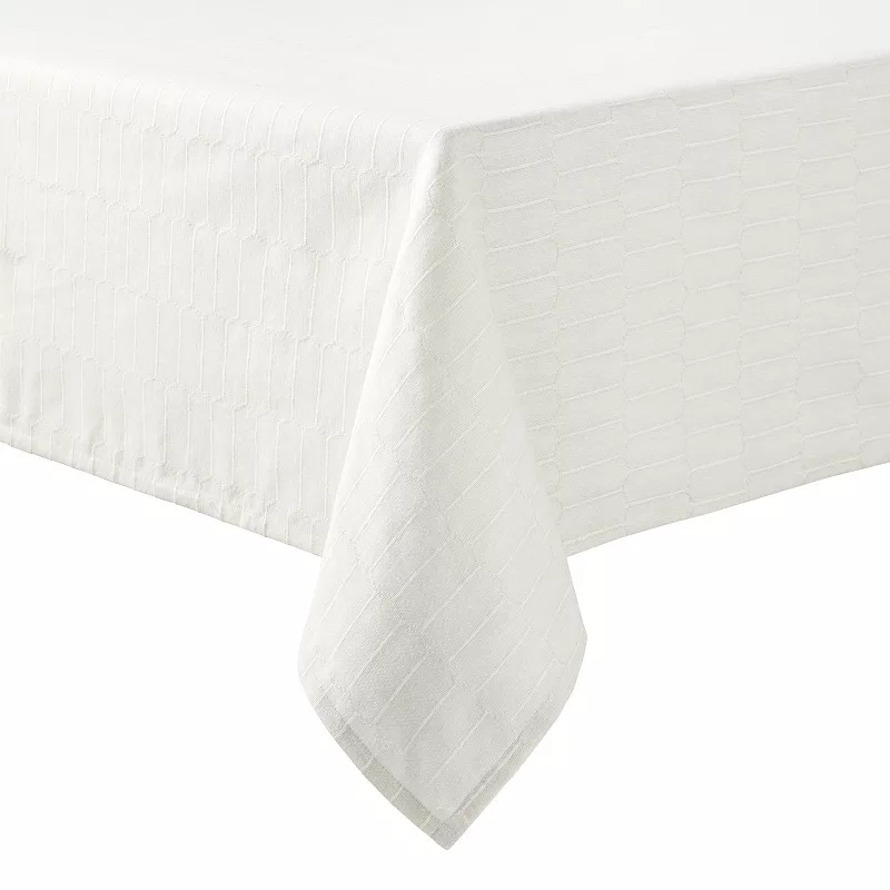 Martha Stewart Honeycomb Modern Farmhouse Tablecloth