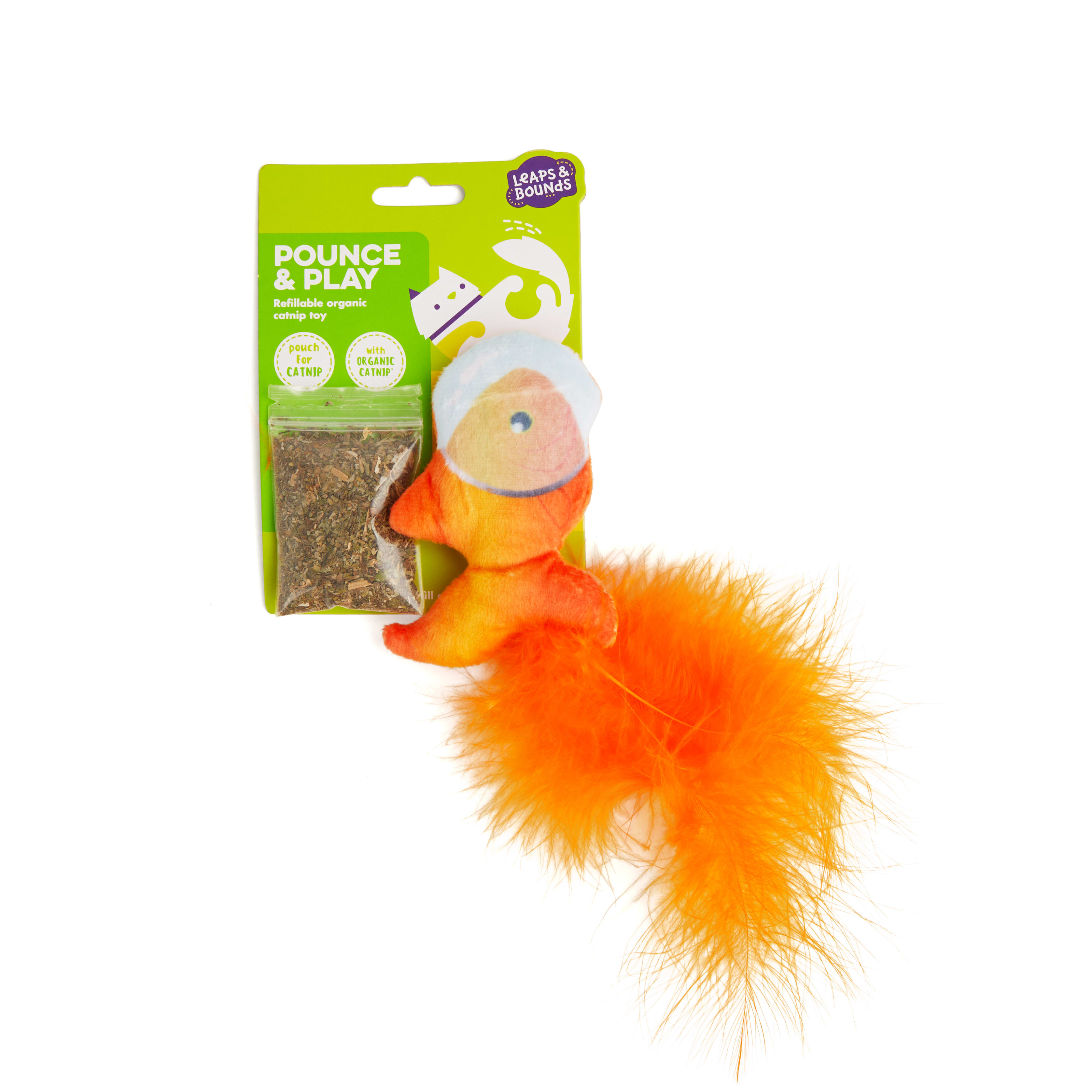 LEAPS  BOUNDS Goldfish Catnip Refill Cat Toy