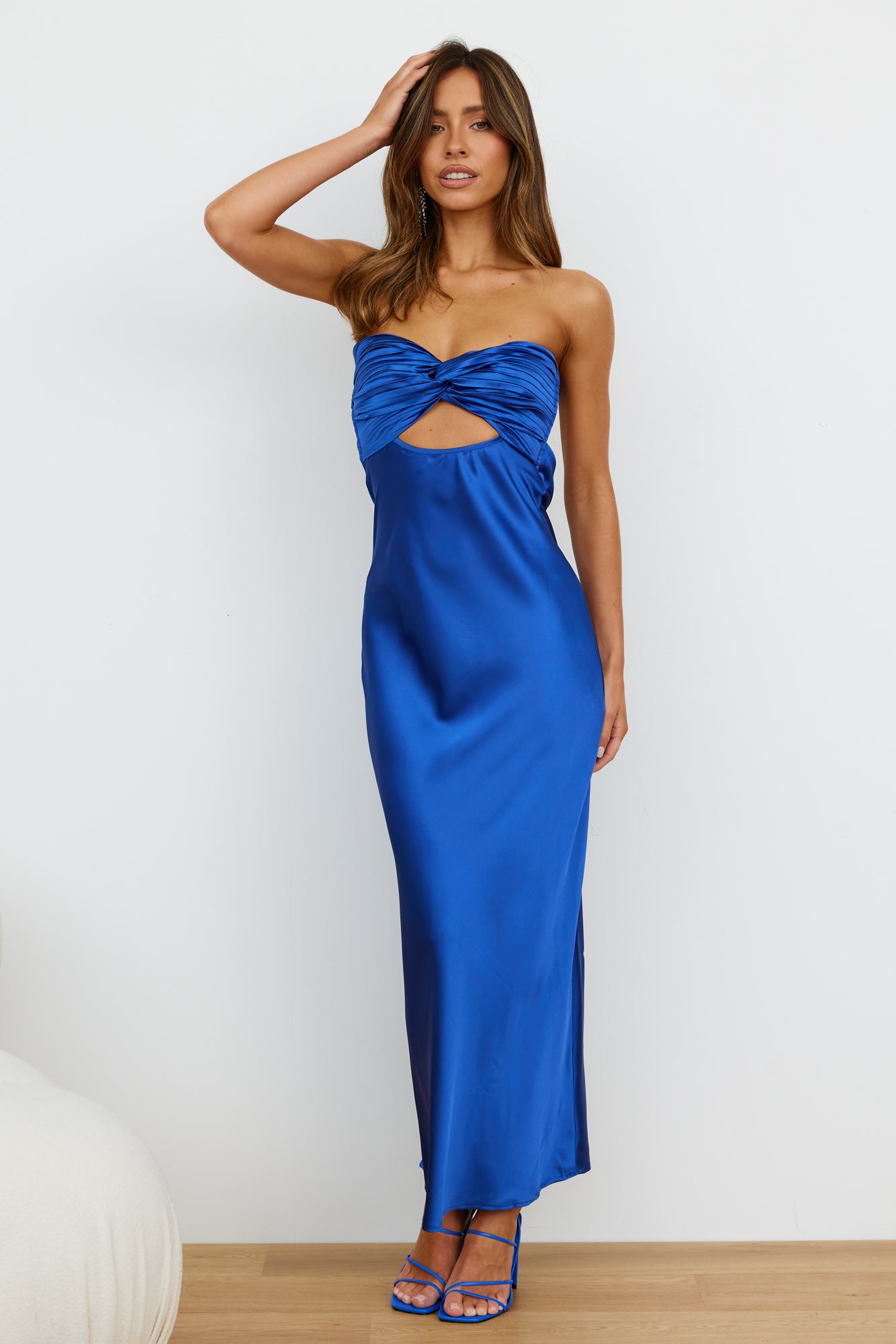 Curious Heart Maxi Dress Royal Blue