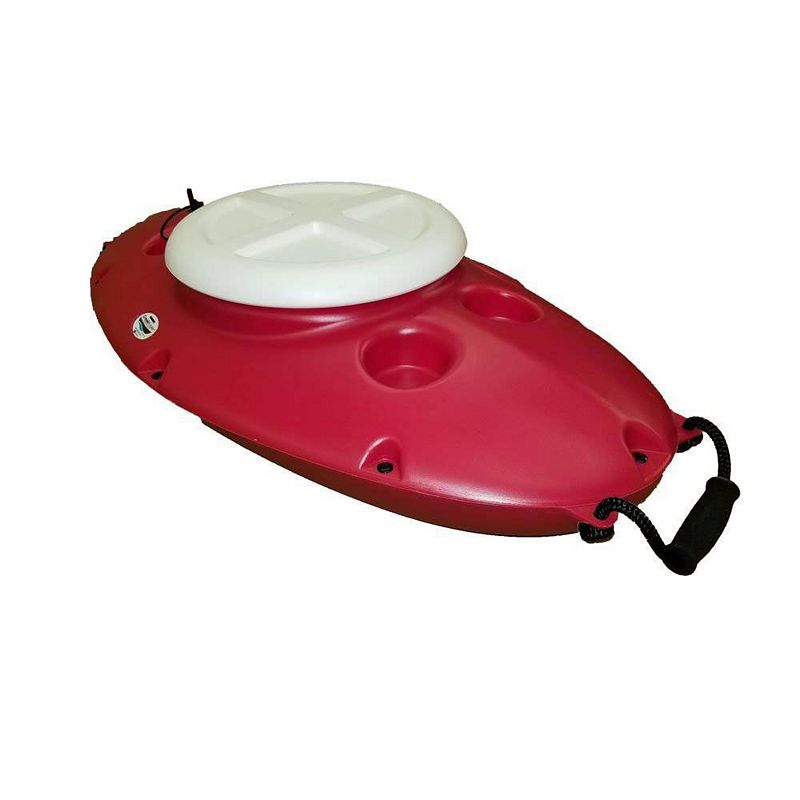 CreekKooler Portable Floating Insulated 30 Quart Kayak Cooler， Red (Open Box)