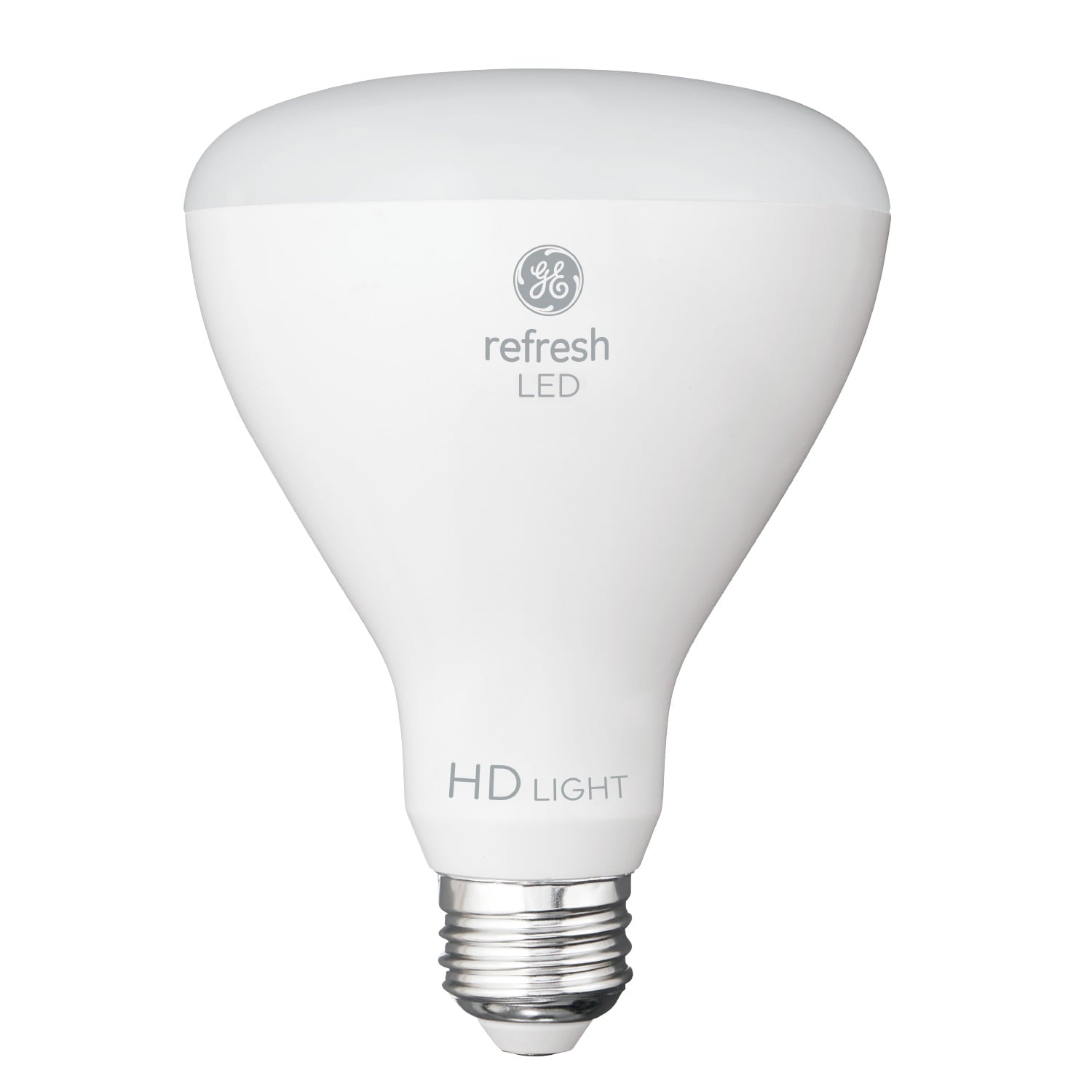 GE Refresh LED Indoor Floodlights， 65 Watt Eqv， Daylight， BR30 Light Bulbs with Beam Spread， 4pk