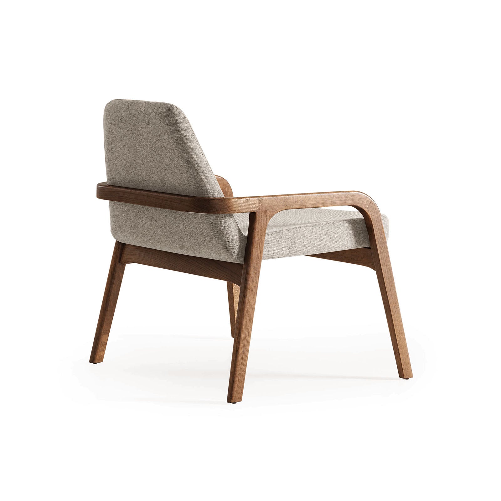 Natura Solid Ash Wood Lounge Chair Naturalounge-W-28903 Lowarm