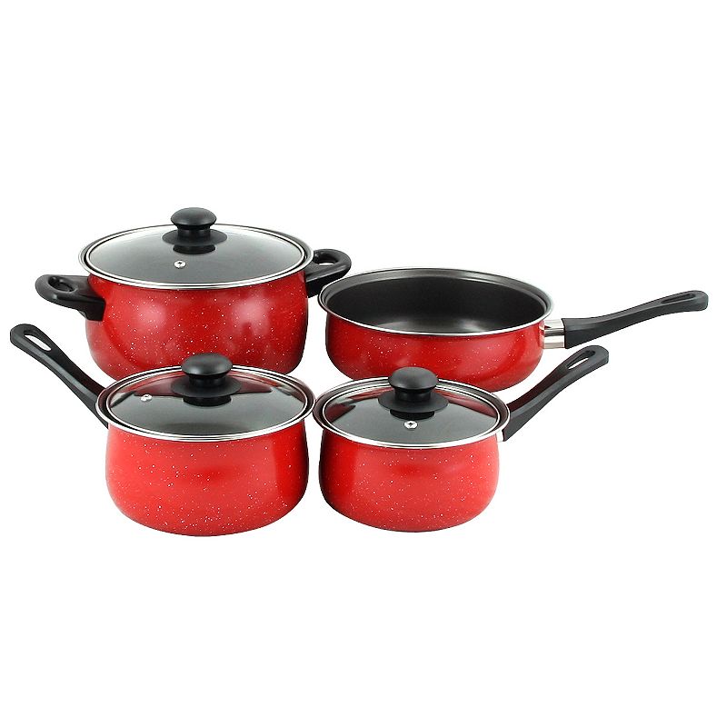 Casselman 7 Piece Cookware Set with Bakelite Snow Handle