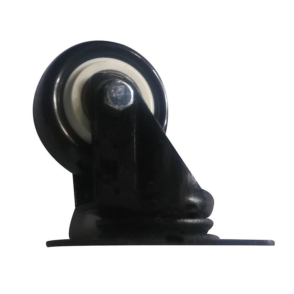 2 X Heavy Duty Pu Swivel Castor Wheel Trolley 50mm Furniture Caster Rubber
