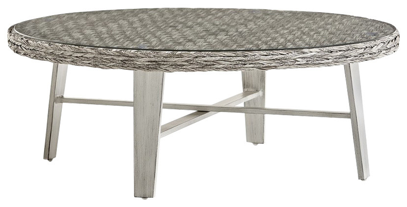 Turtle Beach Round Coffee Table   Tropical   Outdoor Coffee Tables   by South Sea Outdoor Living  Houzz