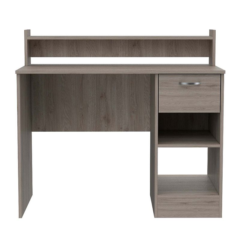 Charlotte Computer Desk with 2 Storage Shelves and Drawer