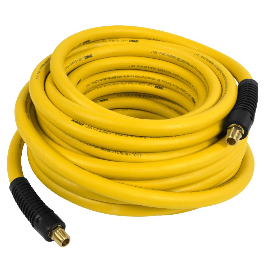 DW 3/8 in. x 50 ft. Premium Rubber Air Hose DXCM012-0201 from DW