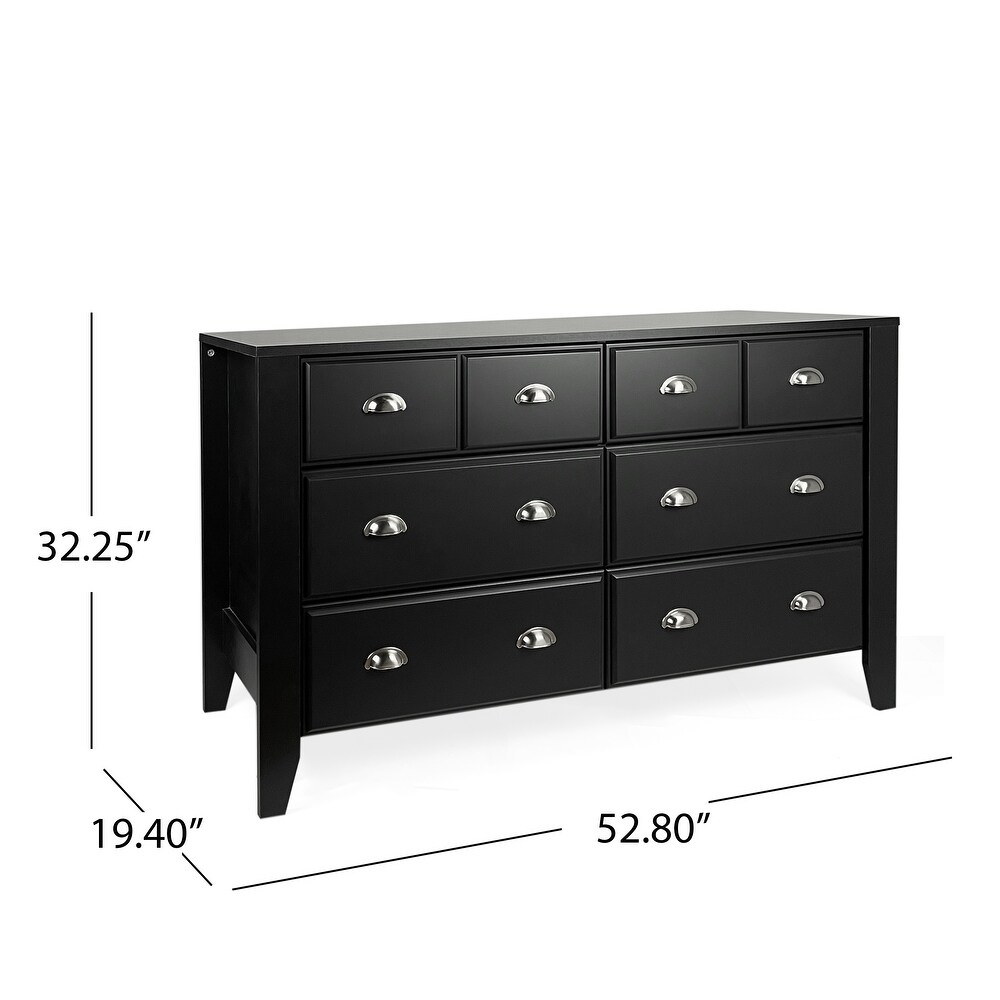 Foisy Faux Wood 6 Drawer Double Dresser by Christopher Knight Home