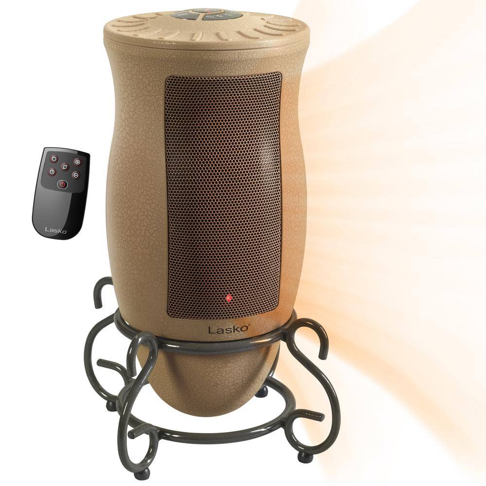 Lasko Designer Series 1500-Watt Electric Ceramic Oscillating Space Heater with Remote Control 6435