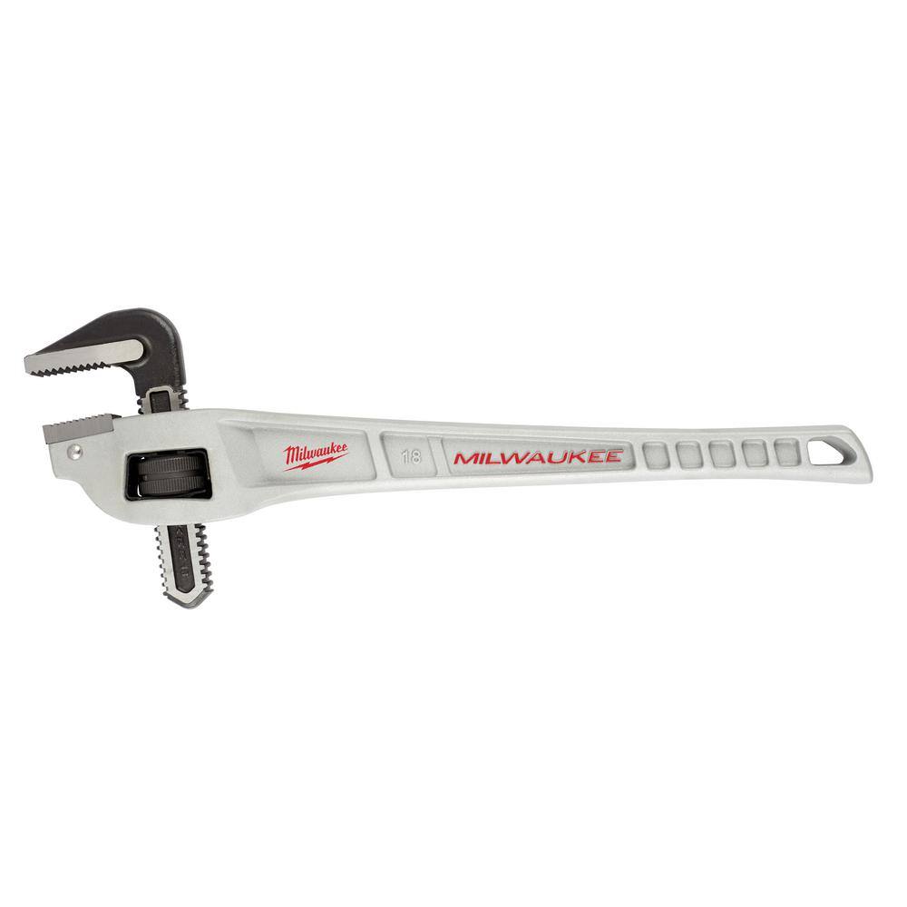 MW 18 in. Aluminum Offset Pipe Wrench 48-22-7185