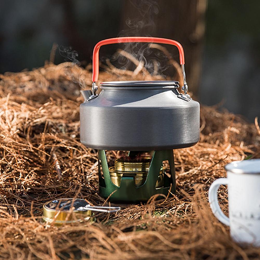 Outdoor Portable Ultra Light Mini Cooking Spirit Burner Alcohol Fuel Stove Bbq Camping (green)