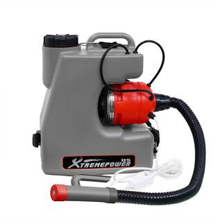 XtremepowerUS 110-Volt Electric Backpack Fogger Machine Disinfectant Corded Mist Blower Sprayer Particle 0-50μmmm WHose and Nozzle 65167-H