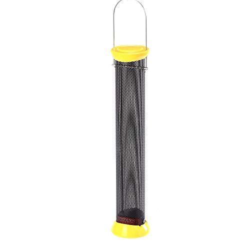 Birds Choice XCC18 Magnet Mesh Clever Clean Feeder， Nyjer Bird Feeder， 1.5 Quart， Yellow