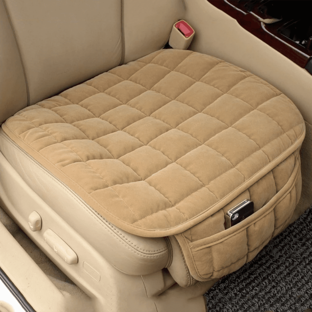 MINM Car Seat Cover Winter Warm Seat Cushion Anti-slip Universal Front Chair Seat Breathable Pad For Vehicle Auto Car Seat Protector