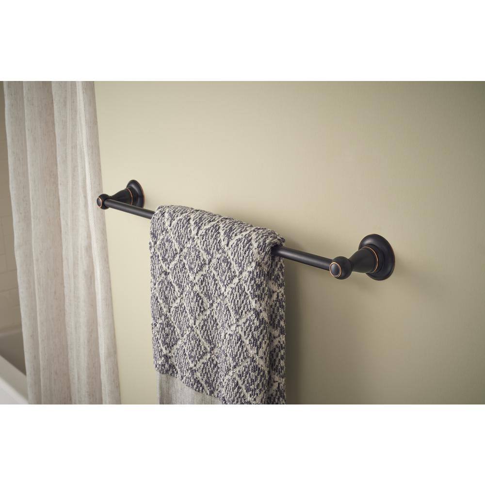 Delta Porter 24 in. Towel Bar in Oil Rubbed Bronze 78424-OB1