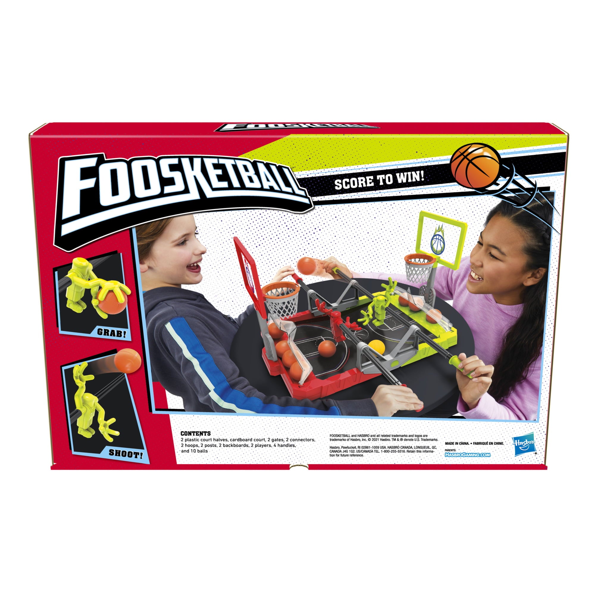 Foosketball Game, The Foosball Plus Basketball Tabletop Game for Kids